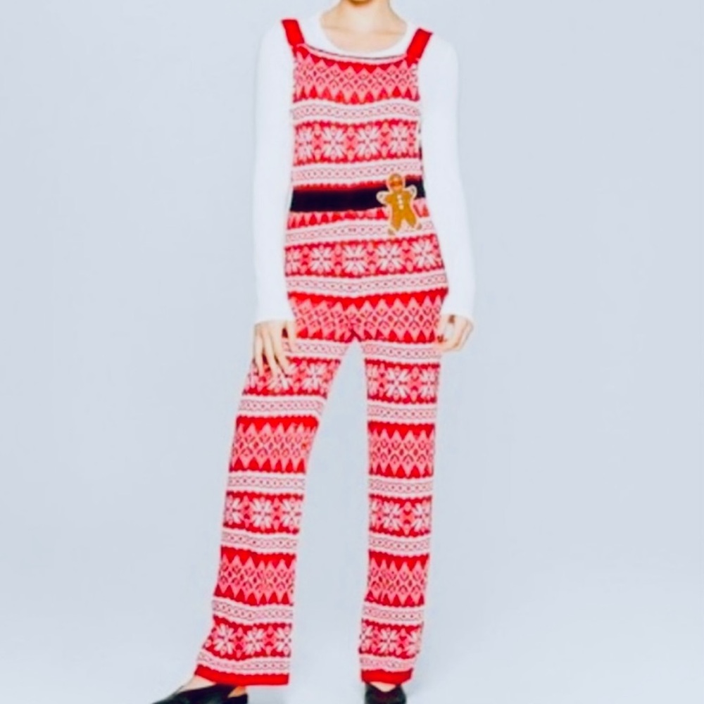 Band Crush Christmas Sweater Gingerbread Jumpsuit